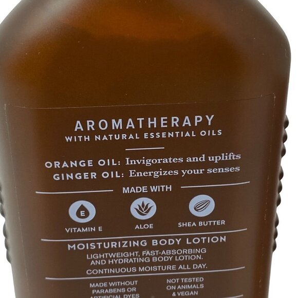 Aromatherapy Orange Ginger Moisturizing Body Lotion and Body Wash Gift Set - Picture 4 of 6